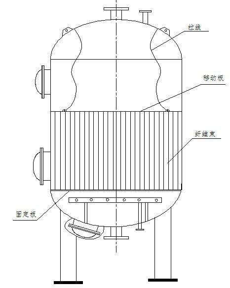纖維束過濾器結構圖 纖維束過濾器結構圖